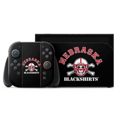 University of Nebraska Blackshirts Nintendo Switch 2 (2025) with Joy-Con Skin